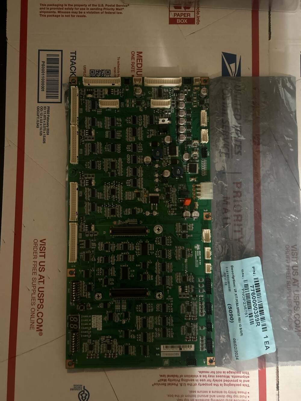 Talaris Hyosung BRM50 RBU IO Board PCBA 7760000389R Rev 18